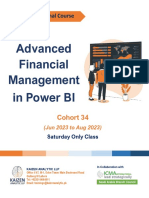Training Brochure - Advance Financial Management in Power BI (B34) Corporate