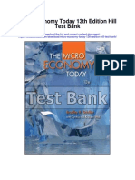 Micro Economy Today 13th Edition Hill Test Bank