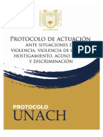 Protocolo de Actuacion Ante Situaciones de Violencia UNACH