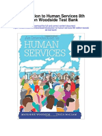 Introduction To Human Services 8th Edition Woodside Test Bank
