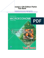 Microeconomics 13th Edition Parkin Test Bank