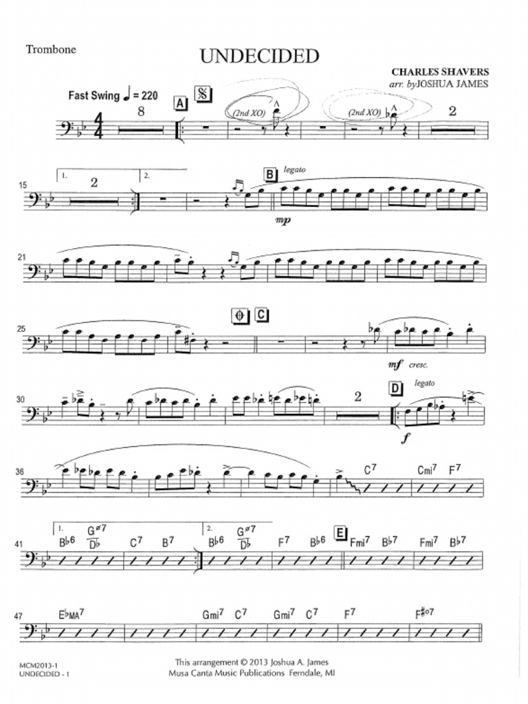 Trombone Music PDF