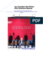 Sociology Canadian 8th Edition Macionis Solutions Manual