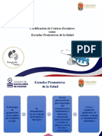 ESCUELAS PROMOTORAS DE LA Salud 