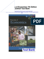 Principles of Economics 7th Edition Gottheil Test Bank