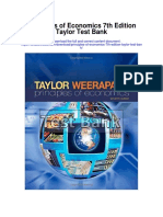 Principles of Economics 7th Edition Taylor Test Bank