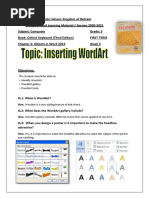 Grade 5 Computer Week 5 Notes and Assignments