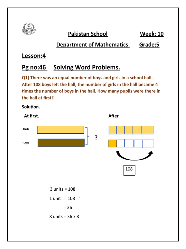 Grade 5 Maths Word Problems | Download Free PDF | Observation | Science