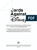 Cards Against Disney - Rounded
