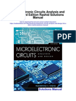 Microelectronic Circuits Analysis and Design 3rd Edition Rashid Solutions Manual