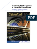 Precalculus Mathematics For Calculus 7th Edition Stewart Solutions Manual