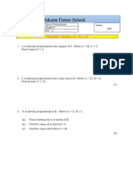Worksheet 2 - Direct Proportions - 1