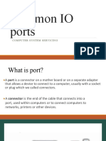 Common Io Ports