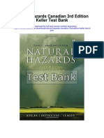 Natural Hazards Canadian 3rd Edition Keller Test Bank