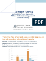 Presentation - What Is High-Impact Tutoring