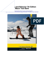 Learning and Behavior 7th Edition Mazur Test Bank