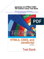 New Perspectives On Html5 Css3 Javascript 6th Edition Carey Test Bank