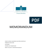 Memorandum Pravoznanstvo 1