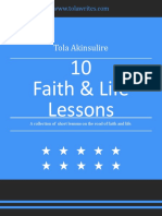 10 Faith & Life Lessons