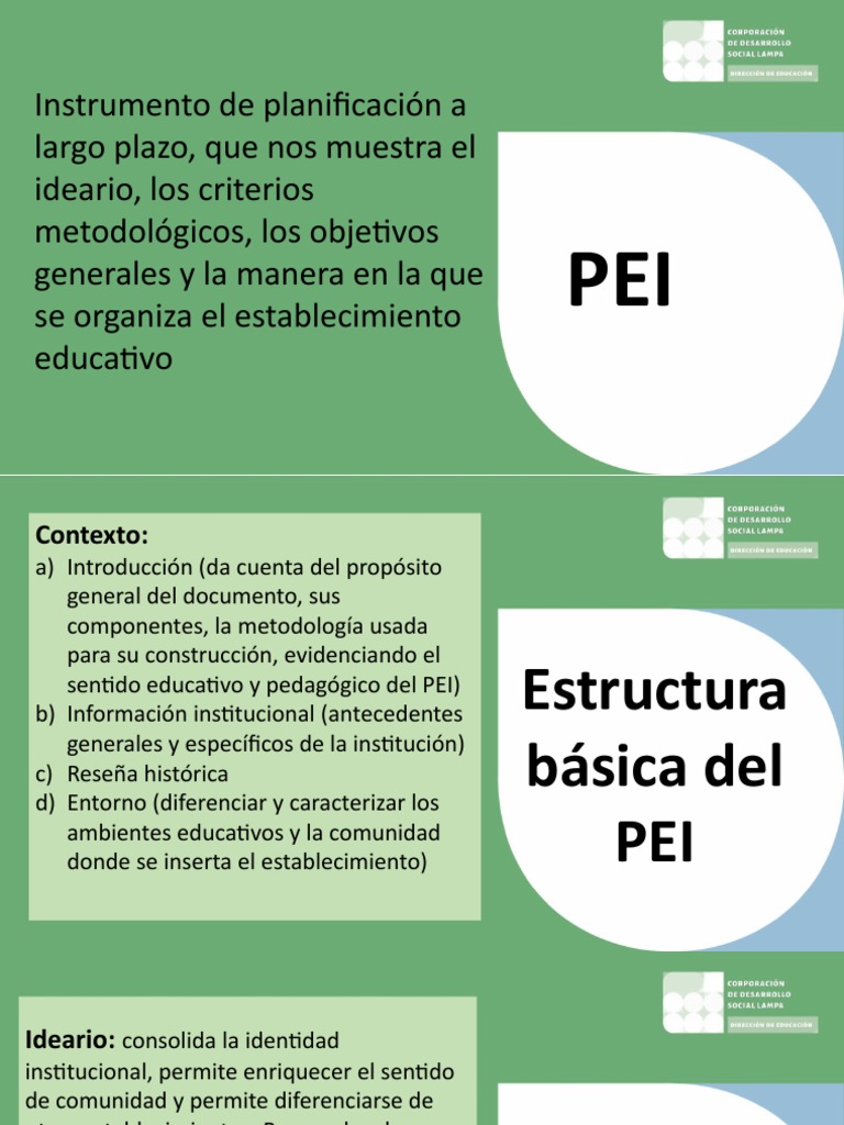 PEI | PDF | Educación de la primera infancia | Plan de estudios