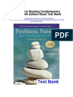 Psychiatric Nursing Contemporary Practice 5th Edition Boyd Test Bank