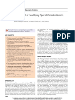 Management of Head Injury: Special Considerations in Children