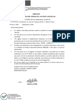 Declaración Jurada Del Docente