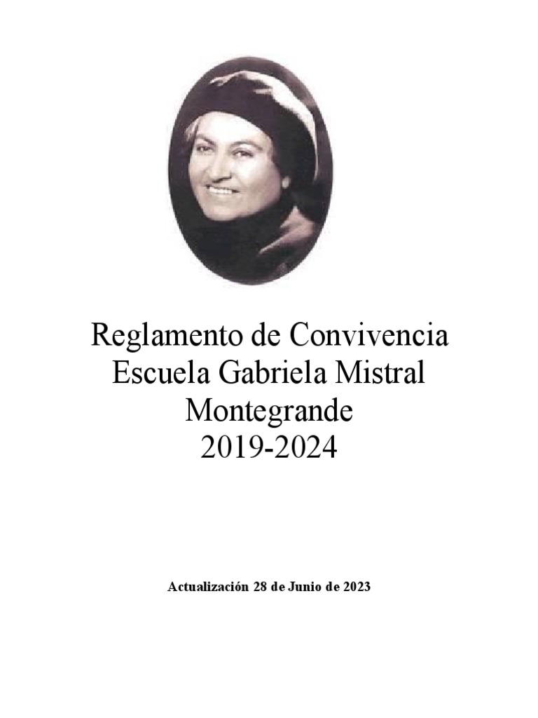 Reglamento de Convivencia Escolar 2023 | PDF | Mediación | Violencia