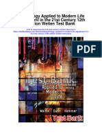 Psychology Applied To Modern Life Adjustment in The 21st Century 12th Edition Weiten Test Bank