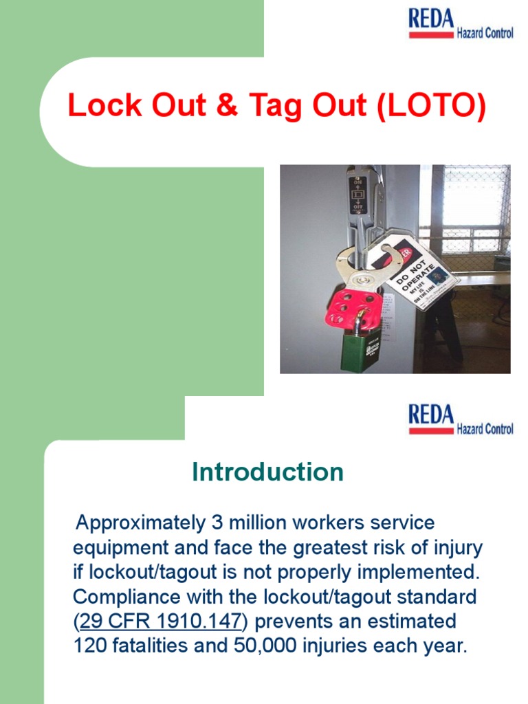 HIDC HSE 006 Lock Out Tag Out (LOTO) Awareness Download Free PDF