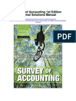 Survey of Accounting 1st Edition Kimmel Solutions Manual