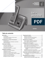 Uniden Modelo DECT2080 - Manual en Español