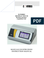 82-P60R02 Digimax Touch: Manuale Di Istruzioni Instruction Manual