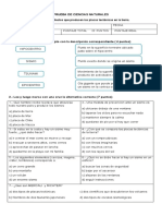 PRUEBA DE CIENCIAS NATURALES  MAYO