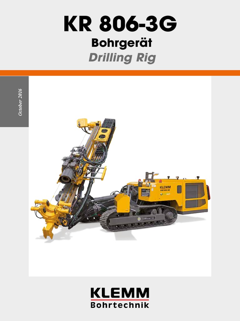 Drilling Rig: Bohrgerät | PDF
