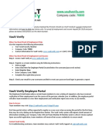 Employment Verifications