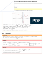 0.1 Rappels Et D Efinitions: Limite Et Continuit E D'Une Fonction Num Erique