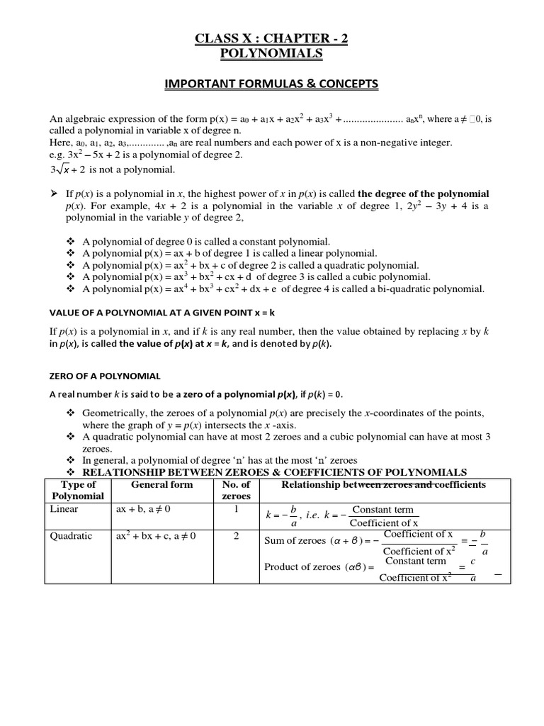 Exercise 4.2 Class 10 Maths