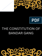 The Constitution of Bandar Gang