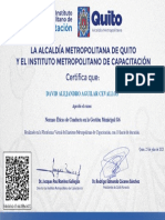 Normas Éticas de Conducta en La Gestión Municipal G6-Certificado Del Curso 50147