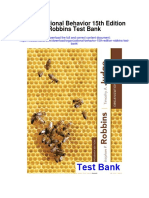 Organizational Behavior 15th Edition Robbins Test Bank