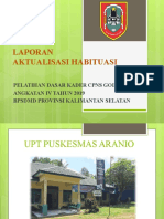 Laporan AKTUALISASI HABITUASI FIX