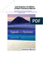 Signals and Systems 1st Edition Mahmood Nahvi Solutions Manual