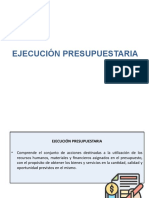 Ejecución Presupuestaria