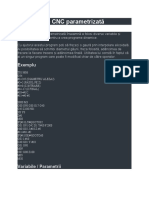 Programare CNC Parametrizata