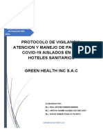 Protocolo de Atención de Pacientes Covid-19 Green Health Inc S.A.C 2021 01