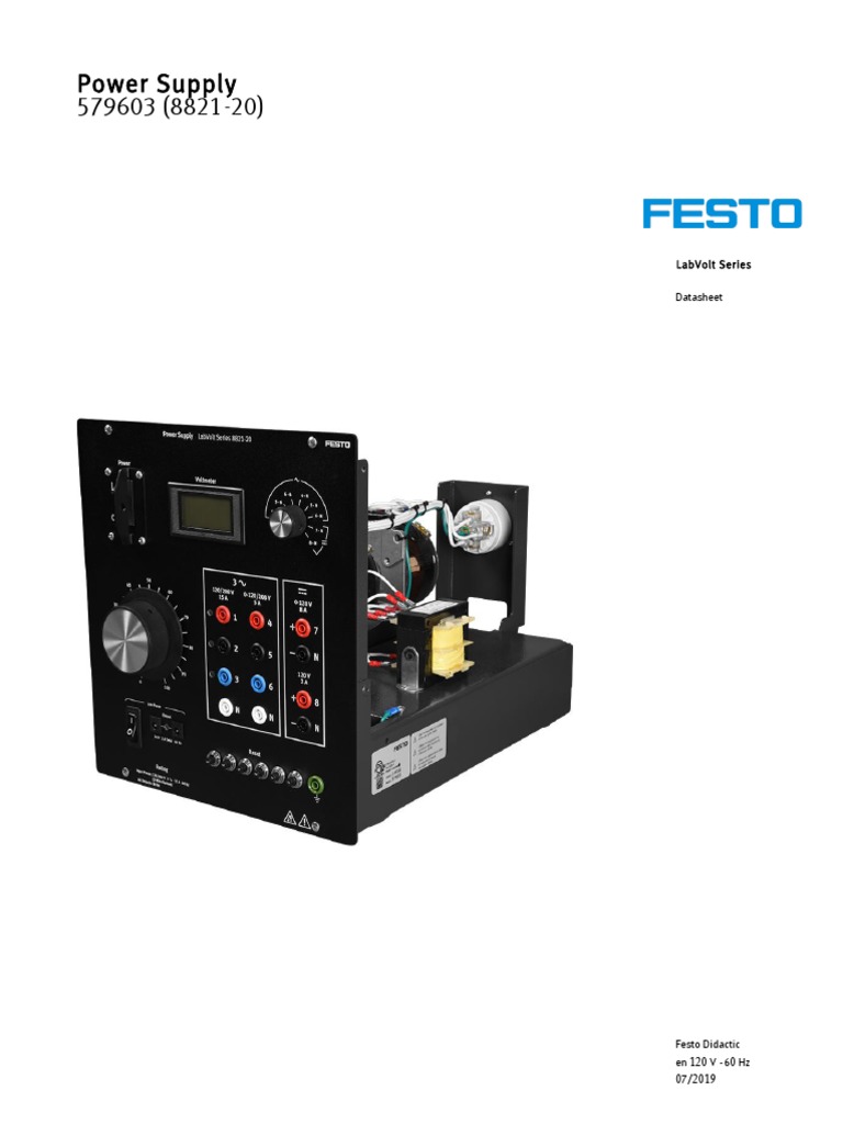 LabVolt Series Power Supply Overview | PDF | Power Supply | Alternating ...