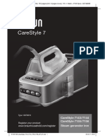 Carestyle 7: Carestyle 7143 /7144 Carestyle 7155/7156 Steam Generator Iron