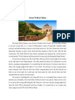 Caption Great Wall of China