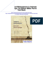 Violence and Maltreatment in Intimate Relationships 1st Edition Miller Perrin Test Bank
